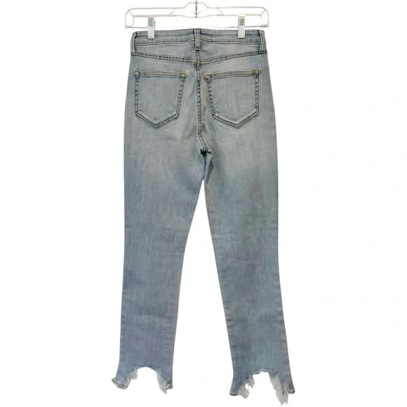 L'AGENCE High Line High Rise Skinny Jeans in Classic Brasie Distressed Size 25 - Picture 5 of 15